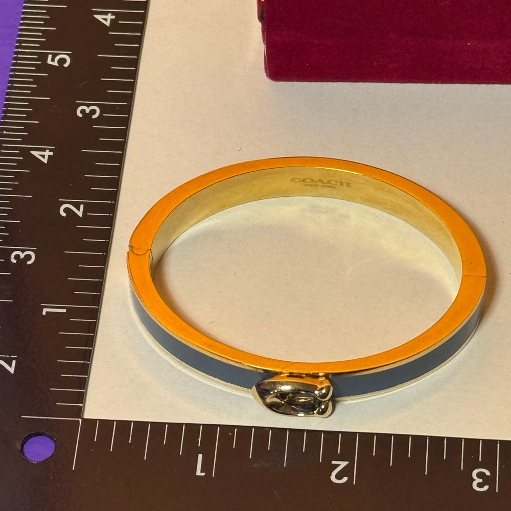 Coach Silver Hinged Bracelet - Picture 4 of 15